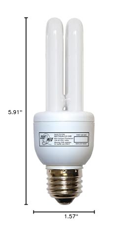 Zoo Med ReptiSun 5.0 Mini Compact Fluorescent Lamp 13 Watts - size: 1 Count (Pack of 1)