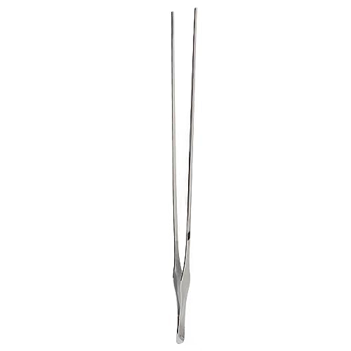 Aquarium Tweezers Stainless Steel Feeding Tongs for Plants and Reptiles - 45cm Long (Straight Tweezers)
