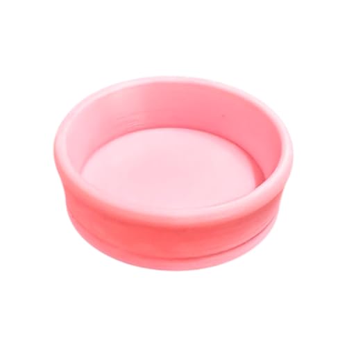 Reusable Gecko Ledge Feeder Cup Inserts – 3D Printed Eco-Friendly Plastic, 1.5” & 2” Sizes, Compatible with Magnetic & Suction Cup Reptile Feeding Ledges (Pink, 1.5 INCH) - color: Pink, size: 1.5 INCH