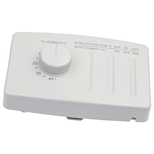 4655 Manual Digital Control Humidistat Will Close The Control Switch for Whole Home Humidifier, Manual Water Saver Furnace Humidifier, Large Capacity