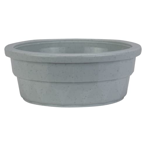Van Ness Pets Crock Style Heavyweight Medium Bowl, 20 Ounce Food And Water Dish For Cats And Dogs, Greystone - color: Greystone, size: Medium (20 fl oz) - Pack of 1