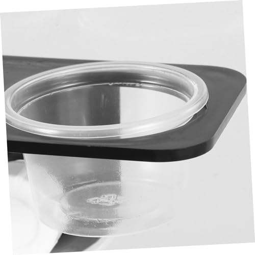 BESPORTBLE 3pcs Crested Gecko Accessories Pet Bowls Reptile Food Container Suction Cup for Tank Easy to