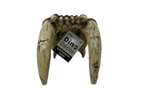 The Bio Dude - Dino Decor Sabertooth Tiger - Natural Looking Accent for bioactive terrariums and vivariums