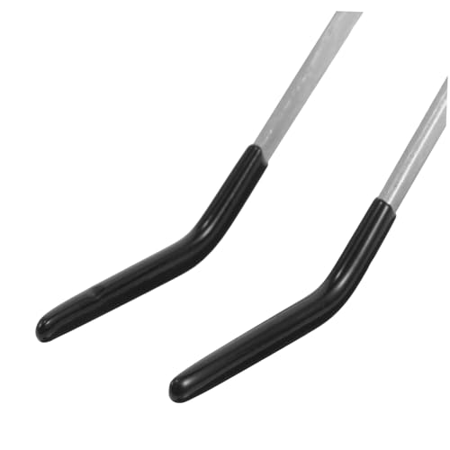 2pcs Aquarium Tweezers: Stainless Steel Straight And Curved Tweezers Set - Long Handle Reptile Feeding Tongs For Lizards Spider Snake