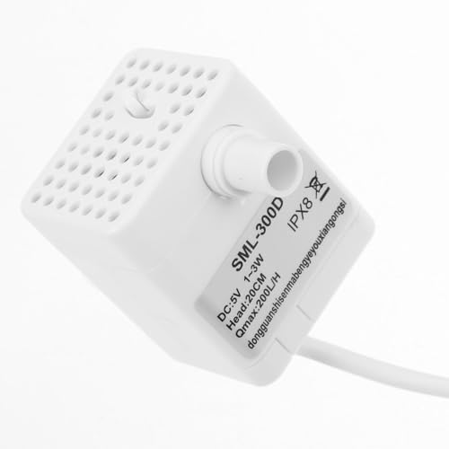 FOMIYES Usb Mini Submersible Water Pump for Fish Tanks and Efficient Fountain Pump for Hydroponic Systems and Aquariums Lightweight and Design for Indoor and Outdoor Use