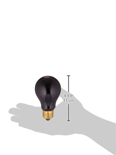 Fluker's Incandescent Black Nightlight Bulbs for Reptiles, 75 Watt - size: 75 Watts