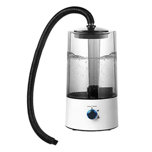 4L Reptile Humidifier Fogger, Cool Mist Fog with Tube for Tortoise Habitat Amphibians, Compatible with All Terrariums, Cages and Enclosures, Reptile Humidifier Fogger for Home (White)