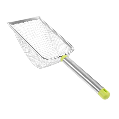 BESPORTBLE 2pcs Stainless Steel Cat Litter Scoop Fine Mesh for Easy Cleanup of Pet Waste Shovel for Cat Litter and Reptile Excrement for Maintaining Spaces