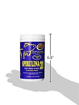 Zoo Med Spirulina 20 Flake Fish Food, 4-Ounce - size: 4 Ounce (Pack of 1)