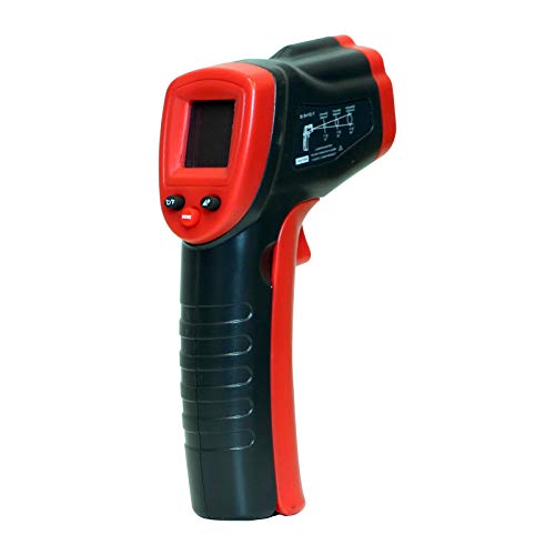 Ecotex® Non-Contact Laser Temperature Gun -26°F to 716°F Thermometer Digital Display Not for Humans (Red and Black)