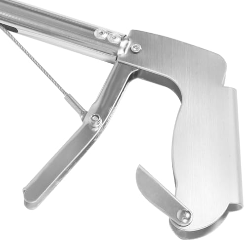 TOYANDONA Snake Tongs Collapsible Grabber Tool Stainless Steel Reptile Catching Equipment for Efficient Snake and EEL Capture for Farm Safety and Wildlife Management