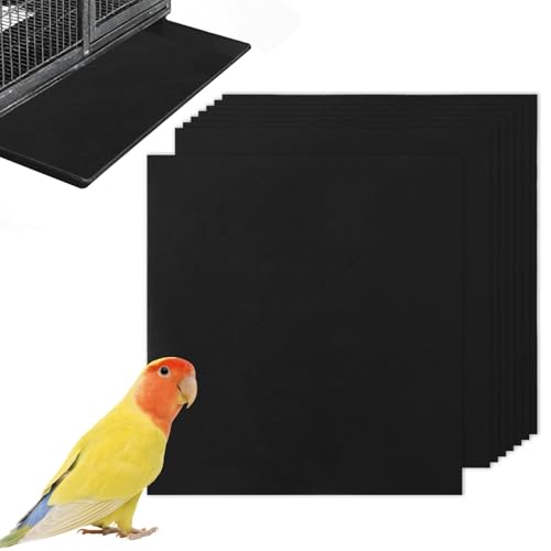 30 PCS Bird Cage Liners, 18 x 20 in Large Cuttable Disposable Felt Lining Pad, Water Absorbing Bird Cage Liner for Parrots, Parakeets, Hamsters, Guinea Pigs, Rabbits