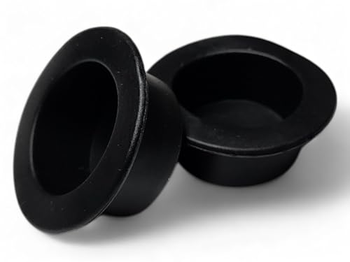 .5oz Black Silicone Reptile Feeding Dish – Small Flexible Food & Water Bowl – Ledge Compatible for Suction & Magnetic Holders – Durable, Easy Clean Cup for Geckos, Frogs & Small Pets