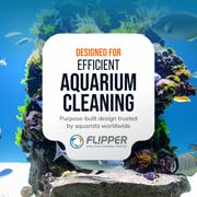 FL!PPER Platinum Aquarium Hand Scraper for Glass and Acrylic Tanks - 18" - size: 18" Rigid Shaft