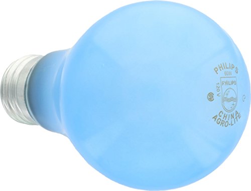 Philips Indoor Grow Light A19 Agro-Lite, Artificial Sunlight Bulb for Plants, Soft White Light (2700K), 60W, 120 Volts, 1-Pack