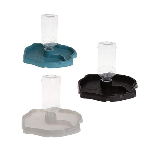 Automatic Water Feeder for Reptiles and Small Pets Turtle and Lizard Drinking Bowl Water Reservoir for Terrarium Use