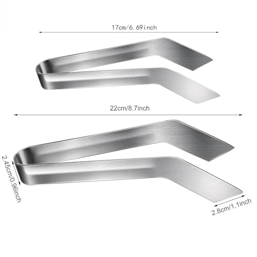 Seedling Transplant Tongs- Stainless Steel Gardening Transplant Tongs- Seedling Transplant Pliers Reptile Feeding Tweezers Long Handle for Reducing Root Damage (B, One Size) - color: B