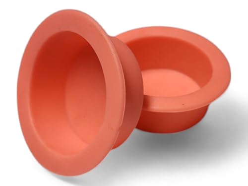 1.5oz Pink Silicone Reptile Feeding Dish – Large Flexible Food & Water Bowl – Ledge Compatible for Suction & Magnetic Holders – Durable, Easy Clean Cup for Geckos, Frogs & Small Pets