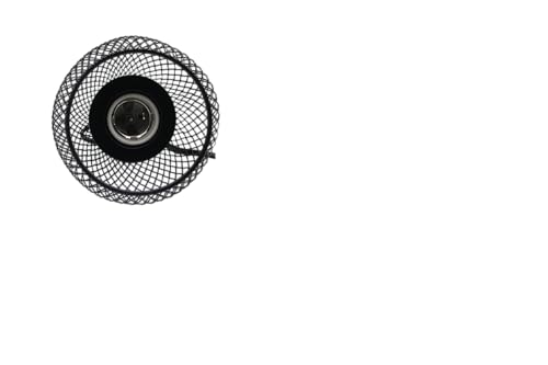 Heating Lampshade Reptile Anti-Scald Heater Guard with 25W UVA+UVB Heating Lamps for Terrarium Chameleon Lizards Snakes