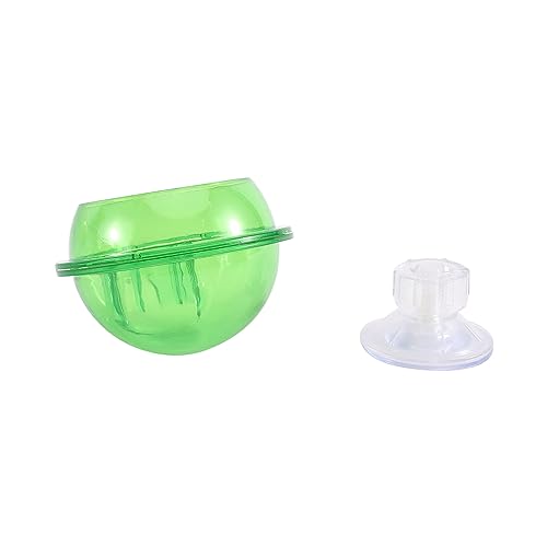 Leadigol 2PCS Suction Cup Reptile Feeder Cup Feeder Pet Supplies Ledge Gecko with Sucker Live Worm Fodder for Pet Lizard Bowl Reptiles Ledge Accessories