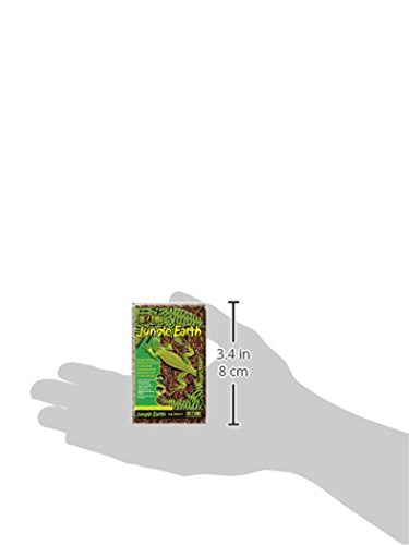 Exo Terra Jungle Earth, Tropical Terrarium Substrate, 8 Quarts, PT2762 (Pack of 2) - size: 8 Quarts (Pack of 2)