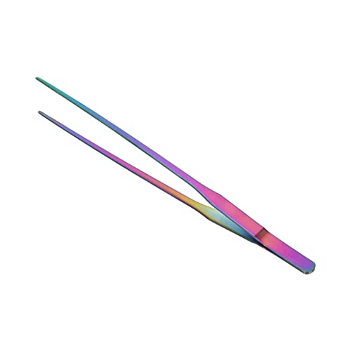 Aquarium Tweezers, Long Tweezers Planted Tongs Feeding Tools 27cm Stainless Steel Long Tweezer Feeding Tongs for Aquatic Plants, Reptile, Snakes, Lizards, Feeder (27cm - size: 27cm straight clip