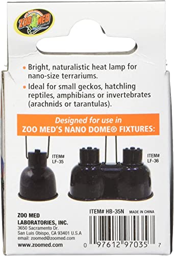 Zoo Med Nano Halogen Heat Lamp 35 Watt - Pack of 3