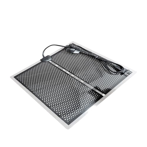 Reptile Heat Pad - 5.9x5.51in Adjustable Instant 5W Electric Waterproof | PVC Material, Ideal for Aquarium Warmer, Pets, Small Animals, Seedlings, Plants, Lizards, Frogs 15x14cm