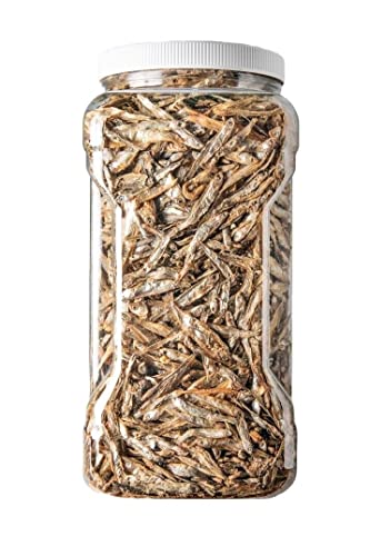 1"- 3" Fresh Water Freeze Dried Fish for Piranha, Large Fish, Turtles, Cats, Sugar Glider, Marmosets, Chinchillas, Squirrels, Hamsters…8oz Med Jar - size: 8 Ounce (Pack of 1)