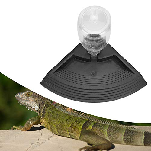 Rengue Pet Reptile Automatic Water Dispenser, Automatic Feeders Stone Design Self Replenishing Bowl, Nonslip Base for Tortoise Geckos and Bearded Dragons Pet Reptile Water