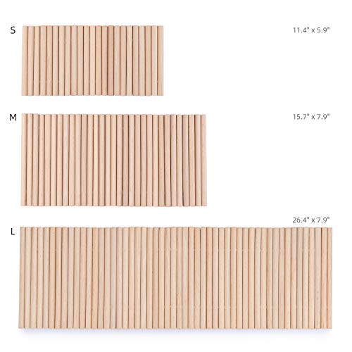 Niteangel Hamster Climbing Ladder Wooden Suspension Bridge for Guinea Pigs Rats Hedgehog Gerbils Mouse Sugar Glider and Other Small Animals (Large) - size: 26.4” x 7.9"