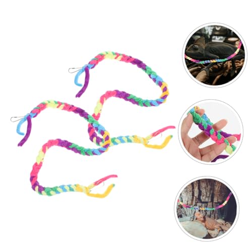 Happyyami 2pcs Crab Climbing Toy Vines for Reptile Habitat Decoration Lightweight Crab Climbing Rope for Lizards Snakes Geckos for Terrariums and Aquariums
