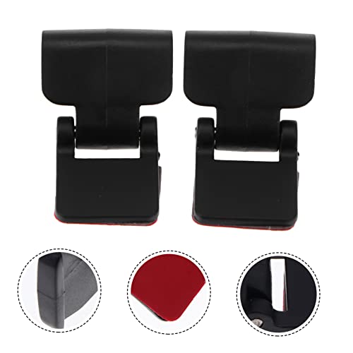 Gecko Tank 4pcs -Escape Lock Amphibia Reptile Terrarium Lid Clips Breeding Box Glass Turtle Tank Buckle Reptile Box Supplies Feeding Buckle Feeding Pet Lizard - color: Black, size: 5X3X2.5cm