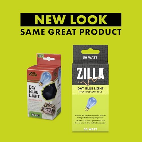 Zilla Incandescent Bulb, Day Blue (Pack of 4) - size: 50 Watts (Pack of 4), style: Day Blue