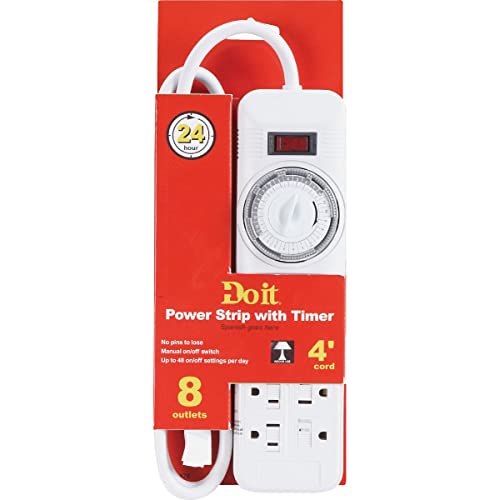 CECOMINOD048975 8 Outlet Power Strip with Timer
