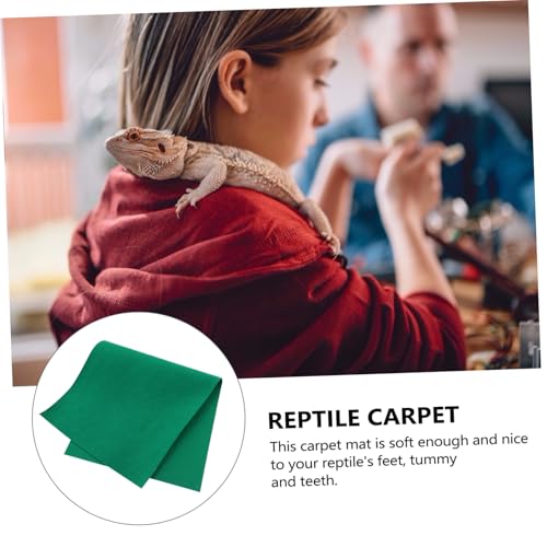 Reptile Mat Pet Box Bottom Mat for Lizard Snake Turtle Cage Liner with Heat Preservation and Simple Cleaning for Healthy Habitat
