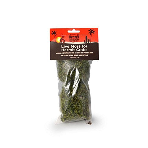 Fluker's Live Moss for Hermit Crabs, 0.5 Oz