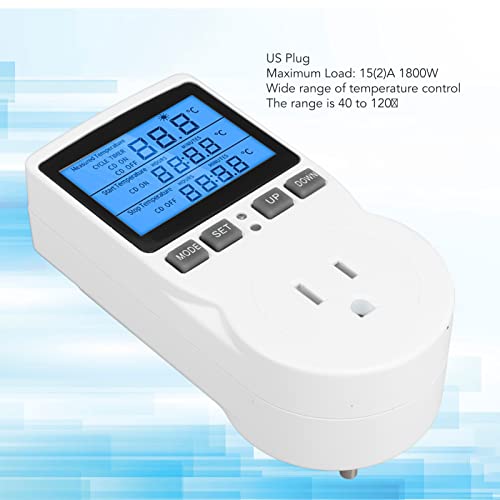 DIGITEN WTC100 Wireless Thermostat Outlet, Greenhouse Reptiles Cooling Heating, Remote Control (US Plug)