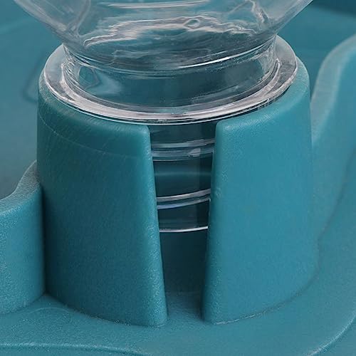 Turtle Drinker Reptile Water Bowl 2 in 1 Automatic Reptile Feeder Water Dispenser Tortoise Water Dish Automatic Water Reservoir Feeder for Reptile Turtle Food Dish