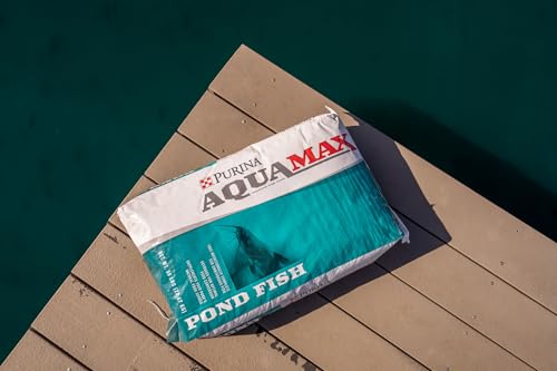 Purina AquaMax Pond Fish 2000 | Floating Pond Fish Food for Ponds and Lakes | Bluegill Fish Food, Game Fish Food, Catfish, Koi & Bass Food, 50 Pound (50 LB) Bag