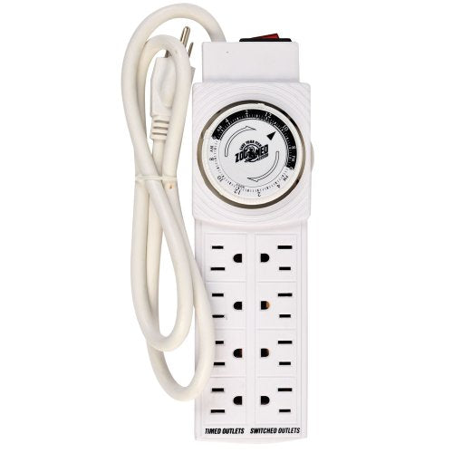 Zoo Med AquaSun Aquarium Controller Timer & Power Strip, White