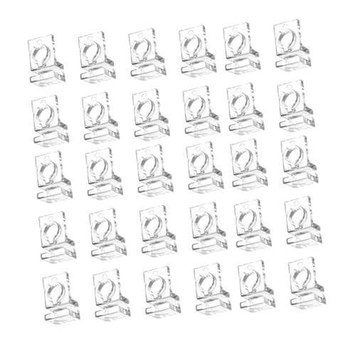 30Pcs Aquarium Lid Clips Water Pipe Fixing Clamps Clamps Aquarium Lid Support Brackets, for 5.5mm - size: for 5.5mm