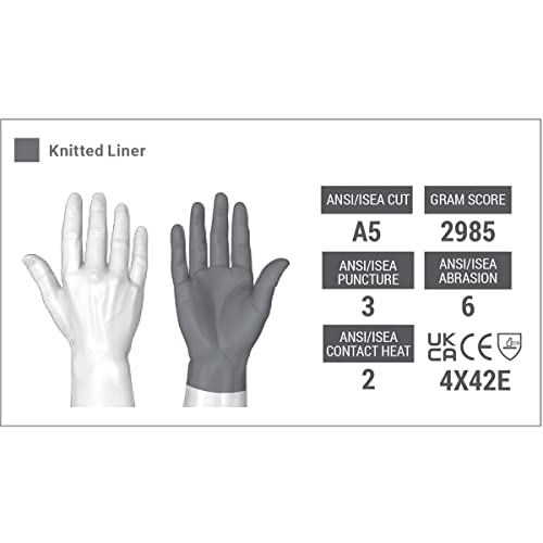HexArmor Cut and Puncture Resistant Breathable Work Gloves | Chrome SLT ® Series 4074 - size: Large (Pack of 1)