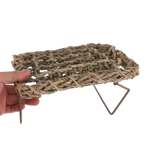 Abaodam Bearded Dragon Hammock: Lizard Hammock Swing Bedding Mat Reptile Basking Platform Bed Habitat for Bearded Dragon Lounger