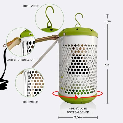SYSAI Smart Reptile Heater with Auto Temperature Control, Installation Kit and Anti-Biting Line, Design for Chameleon, Snakes, Lizards, Chicks, Amphibian, Turtle and Flower