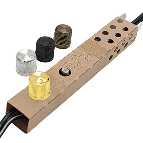 Floor Lamp LED Dimmer Switch Kit Zing Ear ZE-02 500W Max LED Dimmer Switch with 4 Knobs for Incandescent and Halogen Lamps - style: ZE-02