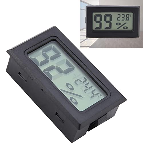 Estink Digital Thermometer Hygrometer Reptile Temperature Humidity Monitor with Built in Probe for Vivariums Home Office Greenhouse