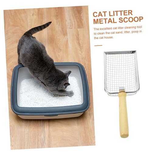 ERINGOGO Reptile Litter Scoop with Handle Efficient Cat Litter Shovel for Easy Cleanup Fine Mesh Sifter Durable Pet Waste Cleaner for Reptile Containers and Cat