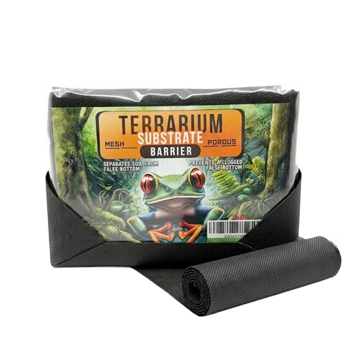 CTWPets 48x18 Reptile Substrate Barrier Mesh, Cut to Fit Any Size – Bioactive False Bottom Terrarium Drainage Layer for Geckos, Ball Pythons, Dart Frogs, Tarantulas