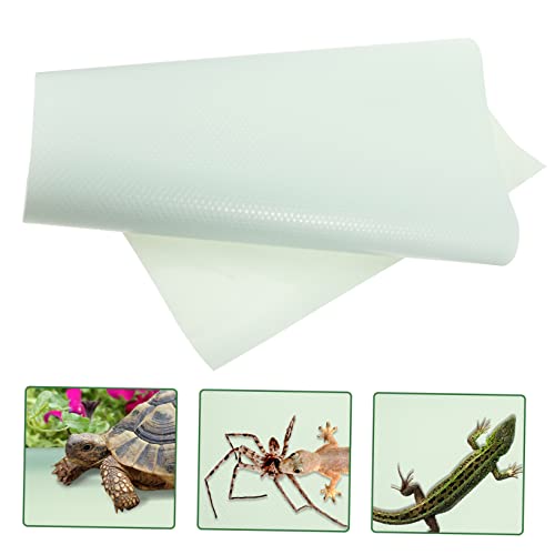 Portable Reptile Substrate Carpet for Bearded Dragon Lizard Tortoise Terrarium Bed - color: Light Green